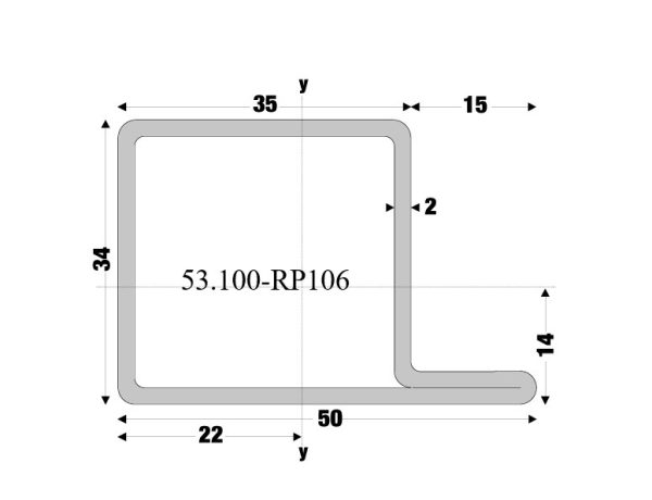 Hop profiel 53.100-RP106