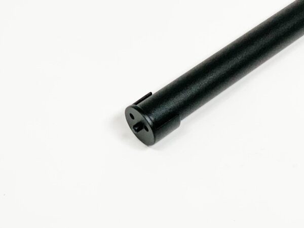 Flens half open zwart fijnstructuur Ø25.4 mm - Afbeelding 4