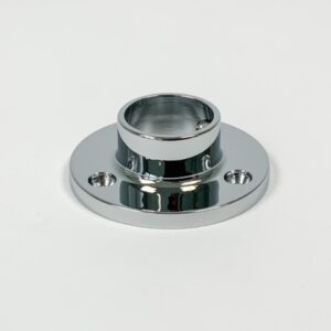 De buisteun rozet chroom met diameter Ø25.4 mm van metaalstore is een kwaliteitsproduct met een prachtige chroom afwerking.