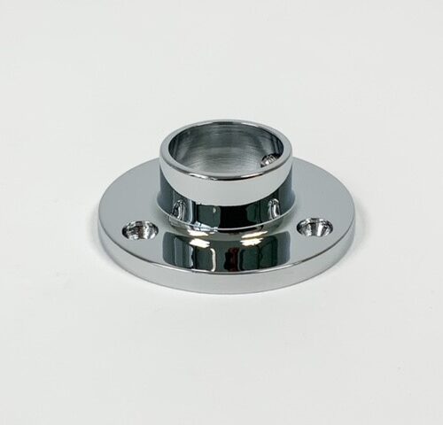 De buisteun rozet chroom met diameter Ø25.4 mm van metaalstore is een kwaliteitsproduct met een prachtige chroom afwerking.