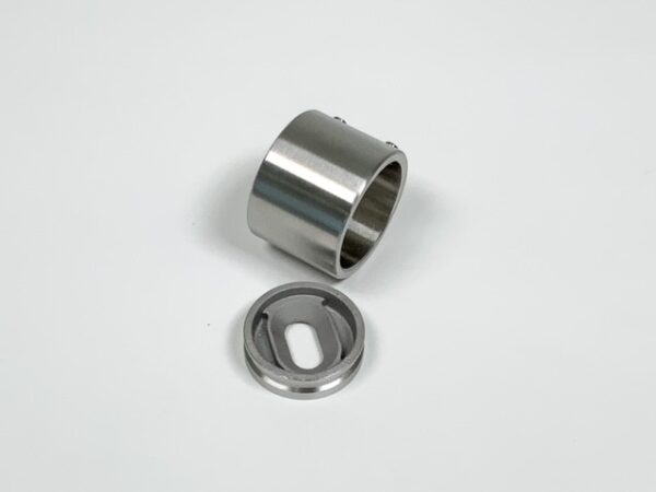 Garderobestang RVS-INOX blind Ø42.4 mm - Afbeelding 2