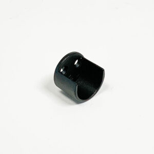Flesn half open in zwart RAL 9005