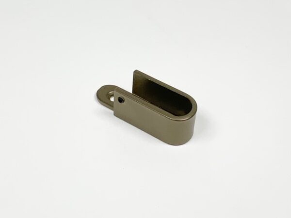 Buissteun ovaal 60x15 mm brons