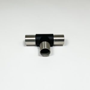 Buisverbinder zwart T-koppeling RVS-INOX