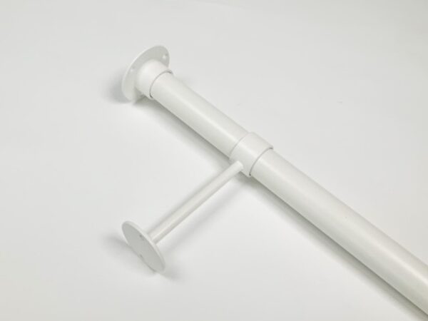 Garderobestang extra stevig wit Ø35 mm - Afbeelding 4