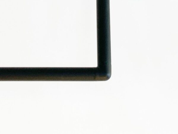 Garderobestang RVS-INOX zwart Ø33.7 mm U-vorm - Afbeelding 4