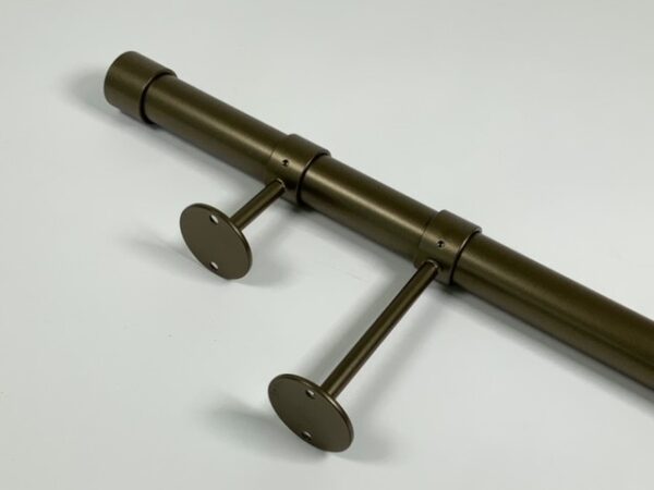 Afstandsteun brons Ø25 mm – 8 cm tot hart buis - Afbeelding 3