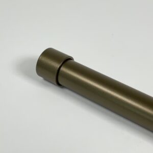 Garderobestang extra stevig in brons blind Ø35 mm