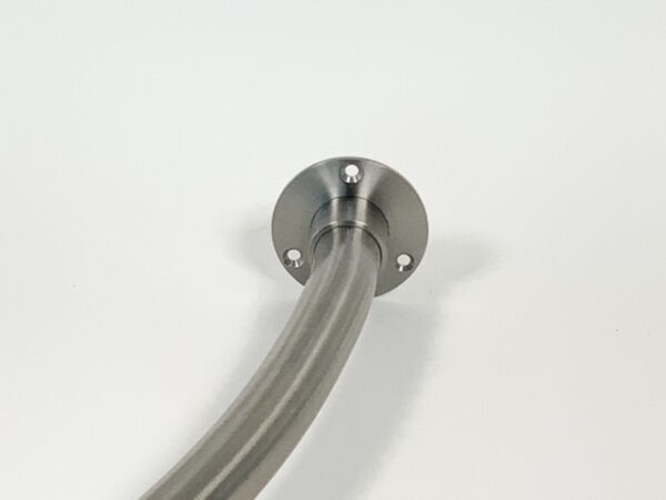 Garderobestang gebogen 90 graden RVS-INOX