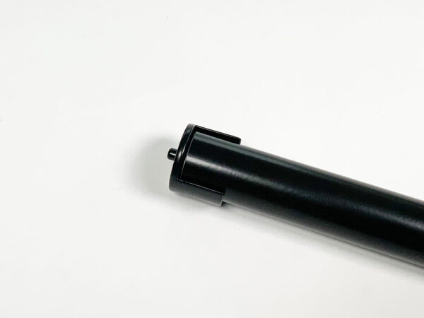 Garderobestang voor flens half open zwart Ø25.4 mm - Afbeelding 4
