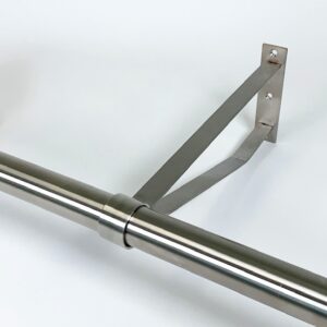 Garderobesteun extra sterk RVS-INOX 304, buisdiameter 33.7 mm