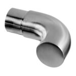 Eindkap gebogen voor buis RVS-INOX 304