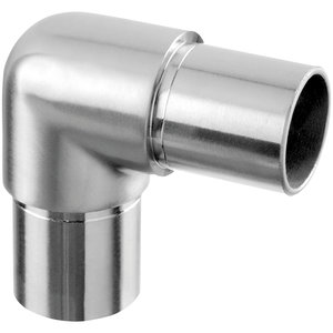 De buisverbinder ronde hoek van Metaalstore verbindt twee RVS-INOX buizen met een ronde hoek.