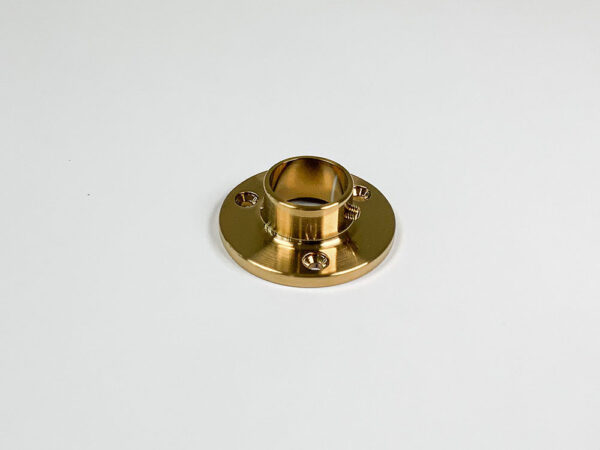 De buissteun rozet messing MAT is een kwalitatief zeer hoogwaardig product met een exclusieve matte finish.