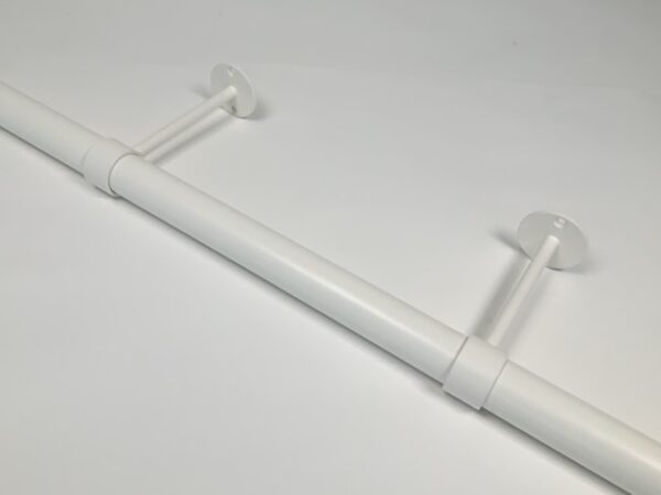 Afstandsteun wit Ø32 mm - 14 cm tot hart buis - Afbeelding 2