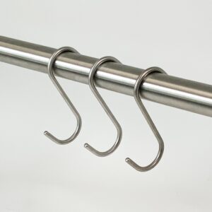 S-Haak gemaakt uit RVS-INOX.