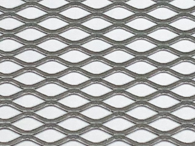 Strekmetaal staal vlak gewalst