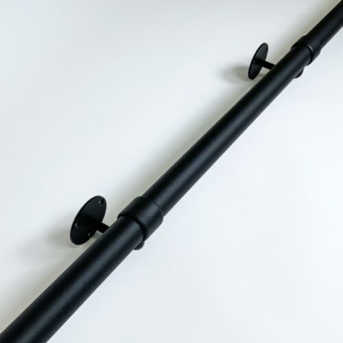 Trapleuning buis Ø32 zwart