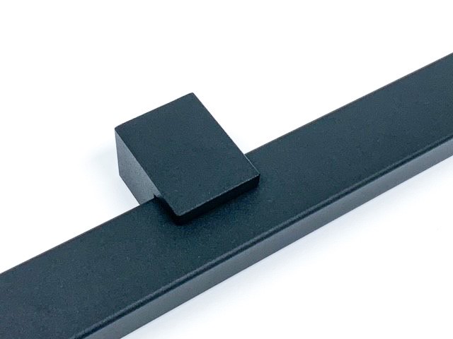 Trapleuning kokerprofiel zwart