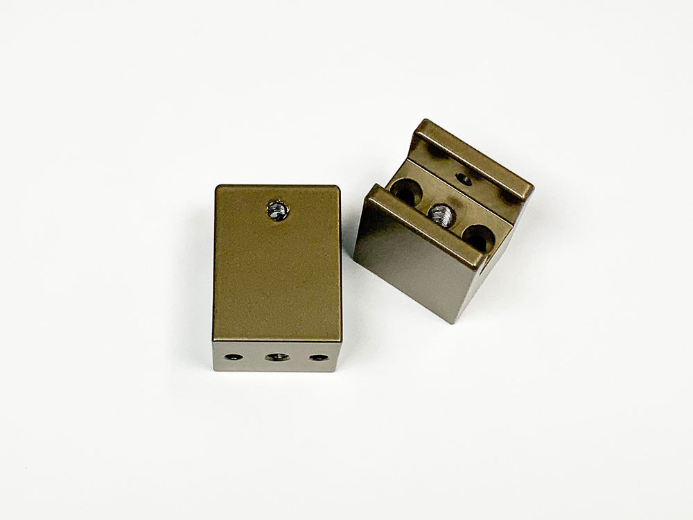 Trapleuninghouder brons voor kokerprofiel 40x20 - Afbeelding 2