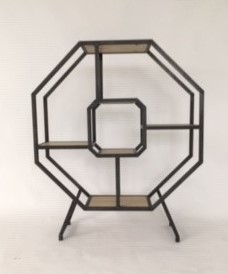 Design wandmeubel honingraat op pootjes