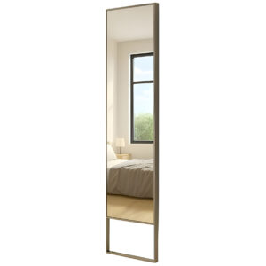 design spiegel muurzijde met reflectie.