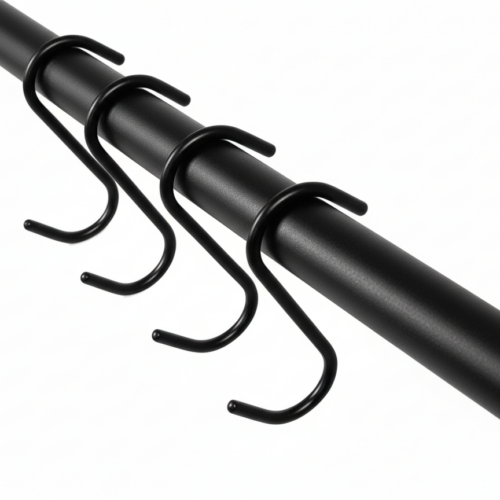 s-haken zwart fijnstructuur