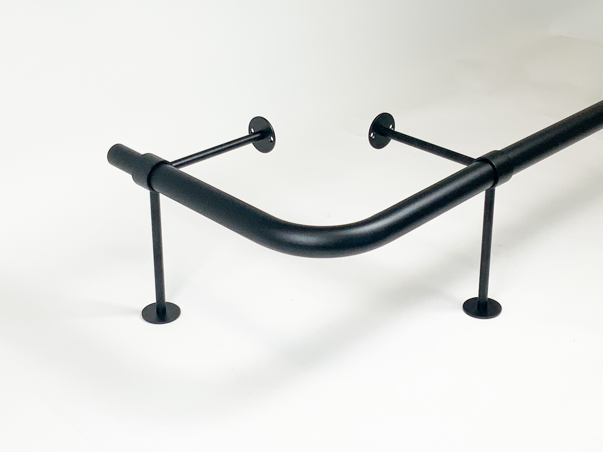 Buis voor voetrail Ø35 mm zwart fijnstructuur - Afbeelding 6