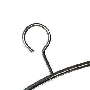 Kledinghanger RVS-INOX gesloten haak