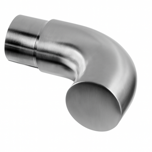 Eindkap gebogen voor buis RVS-INOX 304 Ø33.7