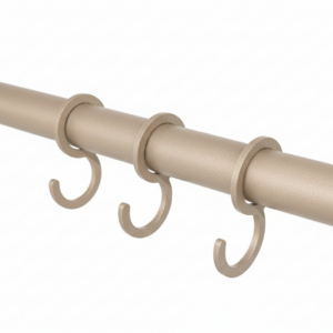 Set van 3 garderobehaken Quartz 2 Ø25 mm