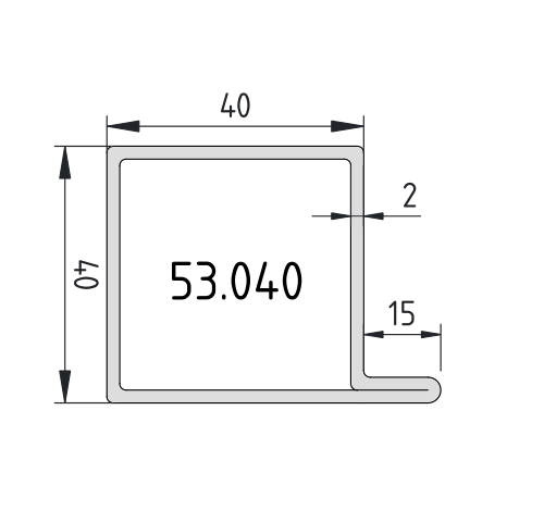 Hop profiel 53-040 / RP106