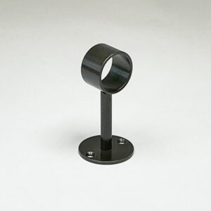 Afstandsteun Gun Metal. Model 8 cm tot hart buis.