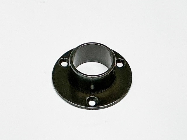 Flens-rozet in de interieurkleur Gun Metal