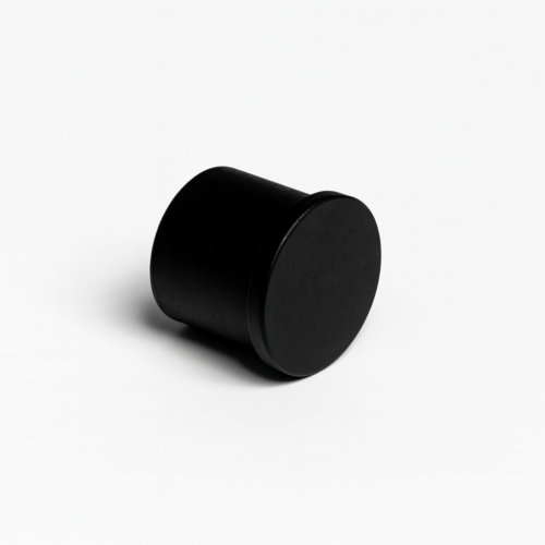 eindkap zwart fijnstructuur Ø35 mm