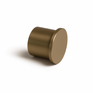 Inslagdop voor voetrail in het brons.