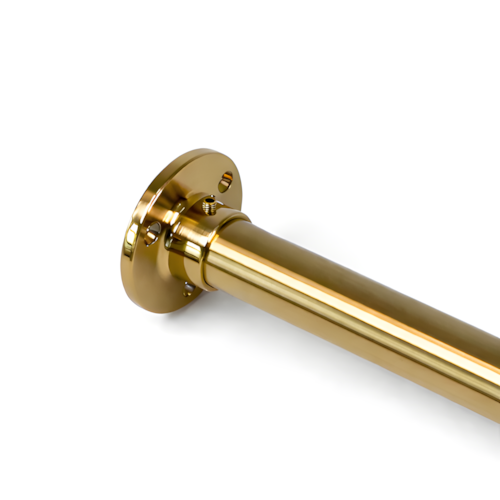 Garderobestang in messing MAT Ø25.4 mm