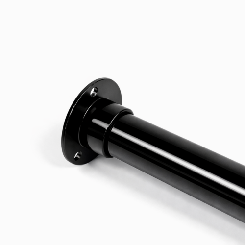 Zwarte garderobestangen