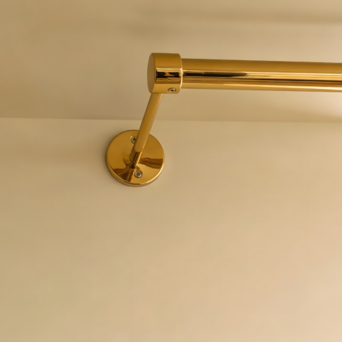 Gordijnroede messing Ø25mm