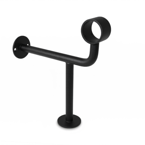 Voetrail steun zwart fijnstructuur design