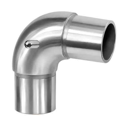 RVS-INOX bocht 90 met eindstop
