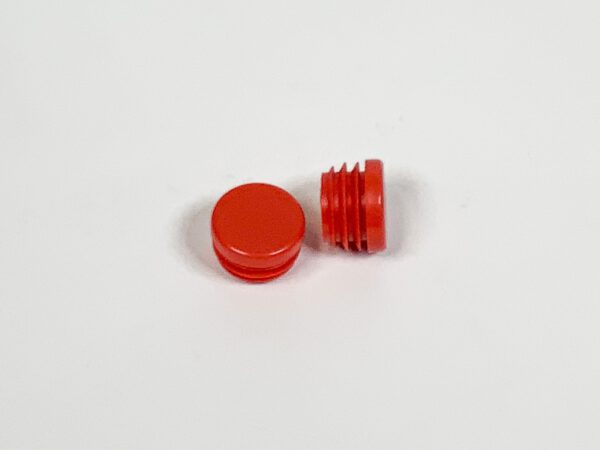 Inslagdop rood voor buis 25 mm