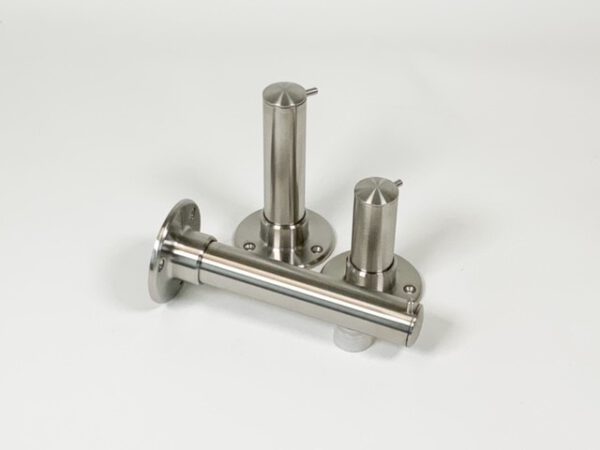 Assortiment kledinghouders RVS-INOX 304 met eindstop