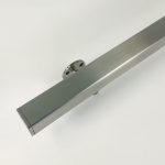 Trapleuning koker RVS-INOX 304 40x40mm